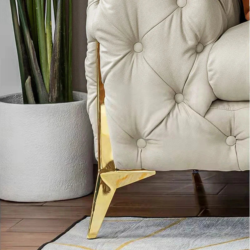 4Pcs Furniture Legs Gold Metal Heavy Duty Support leg Bracket for Table Sofa Cabinet Chair feet Corner Protector Furniture Parts