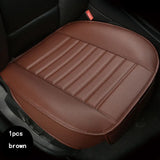 Ultra-Luxury Car Seat Protection Single Seat Without Backrest PU Senior Leather Car Seat Cover For Most Four-Door Sedan&SUV