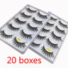 50/100 Pairs False Eyelashes Wholesale Fluffy Long Lashes Natural Makeup Tools Eye Lashes Bulk Faux Mink Lashes maquiagem