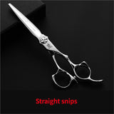 Fenice 6 inch Cutting Thinning Styling Tool Hair Scissors Set Salon Hairdressing Scissors Shears Traceless/V-shaped teeth Blades