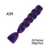 Mirra’s Mirror 24inch Synthetic Braiding Hair Extensions 10pcs Wholesale Colorful Braids Hair Jumbo Braid Hair Black Brown