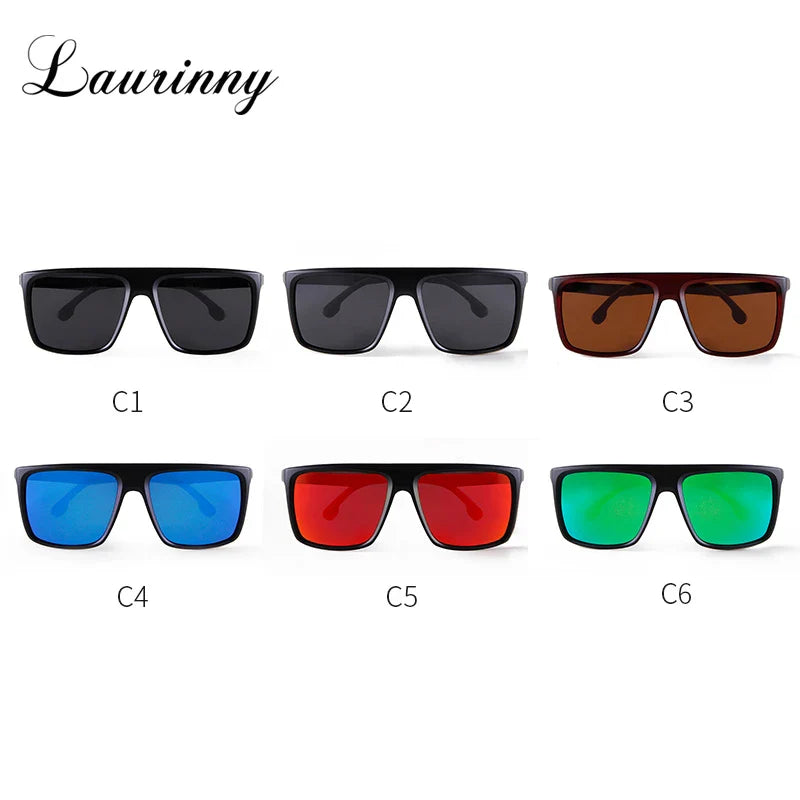 Classic Black Male Frame Polarized  Sunglasses 2021 Brand Designer Travel Square Shades Eyewear Driving Sun Glasses Female UV400