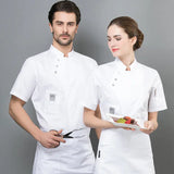 Long Sleeve Chef Clothes Uniform Restaurant Kitchen Cooking Chef Coat Waiter Work Jackets Professional Uniform Overalls Outfit