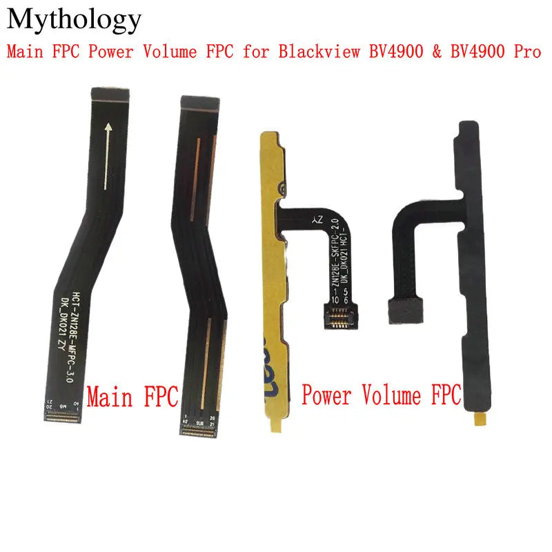 For Blackview BV4900 Pro Power Volume Button Main Flex Cable IP68 Rugged Mobile Phone Original Accessories Motherboard FPC