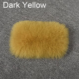 Winter Fashion Elastic Headband Fox Fur Headwear Racccoon Fur Women's Fluffy Real Fur Band S8300