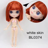 ICY DBS Blyth Doll 1/6 BJD Joint Body White Skin Special Offer On Sale Random Eyes Color 30cm TOY Girls Gift Anime