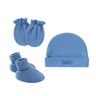 Newborn Birth Set Cotton Boy Girl Accessories Photography Props 3Pcs Set Baby Hat+Gloves+Foot Cover Anti Scratching Baby Stuff