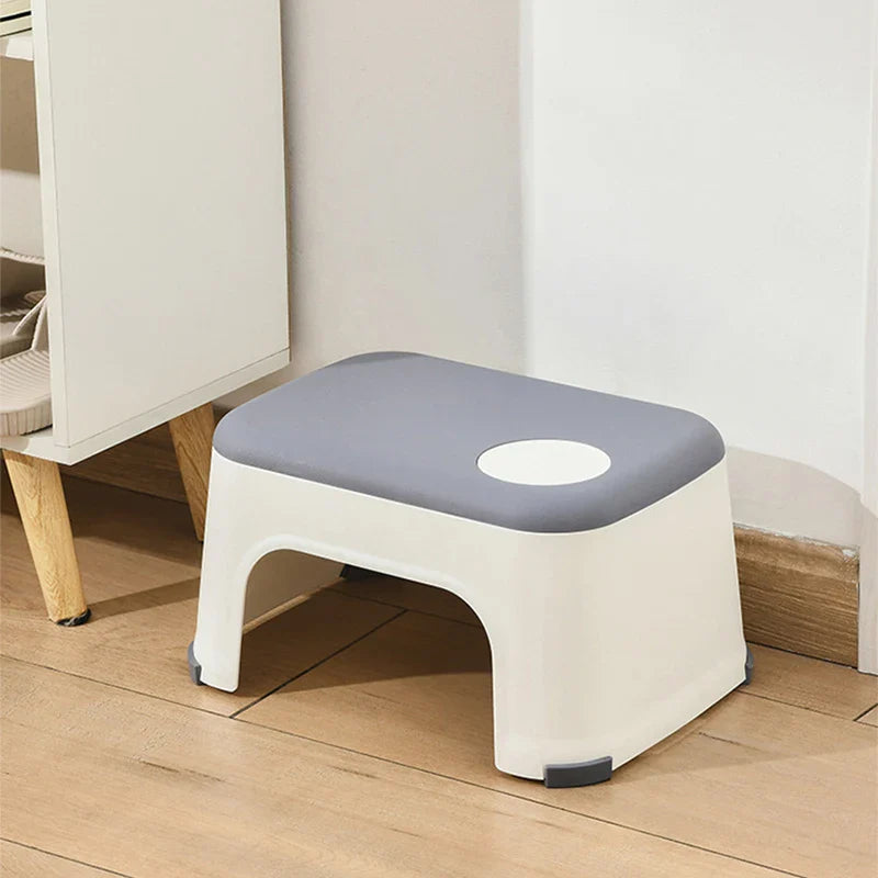 Thicken Plain Bathroom Stools Living Room Non-slip Bath Bench Child Stool Changing Shoe Stool Portable Small Furniture Chair