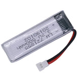 5PCS 3.7V 500mAh li-po Battery for H37 V966 V977 T37 X20 U815A U818 RC Quacopter Spare Parts Accessories 721855 XH2.54