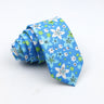 New Floral Tie For Men Skinny Casual Cotton Necktie For Wedding Casual Mens Neckties Classic Suits Flower Print Neck Ties Cravat