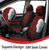 Universal Car Full Seat Cover Styling Car Seat Protector Design Airbag and Rear Split Bench Compatible Covers For NISSAN KIA-RIO