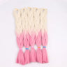 Luxury ForBraiding 3pcs bulk buy Henlon 24inch 60cm Folded Two Three Tone Color Ombre Braiding Synthetic Jumbo Braids