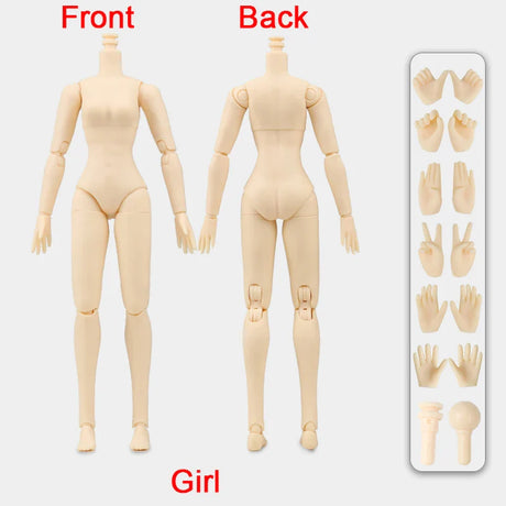 OB24 Blyth Dolls Body for ICY Moveable joints Blyth Boy Girl doll Body 19 joint azone s pure neemo 1/6 BJD ob24 anime girl