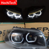 LED Angel Eyes For BMW E92 E90 E60 F30 F31 E82 F10 F11 x5 x6 E53 E70 E65 Car Lights Accessories Halo 3D DTM LCI Style Acrylic