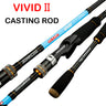 JOHNCOO VIVID UL/L M/ML Spinning Rod Solid Tip 2.1m 1.92m Trout Rod Fast Action Carbon Rod for Light Jigging Fishing Rod Perch