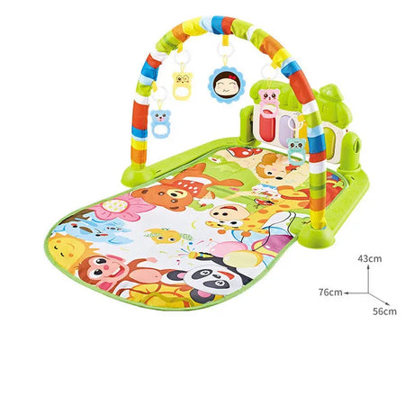 Baby Mat Kids Activity Gym Fitness Frame Play Mat Toys Playground Crawling Game Blanket Fence Toddler Game Center Kids Carpet