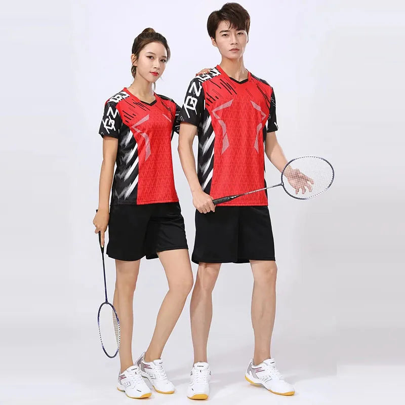 Children Sports Badminton sets short for kids , Men Women ping pong suits Table tennis clothes table tennis t Shirts