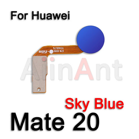 Aiinant Home Power Back Button Touch ID Finger Scanner Fingerprint Sensor Flex Cable For Huawei Mate 20 Lite Pro Spare Parts