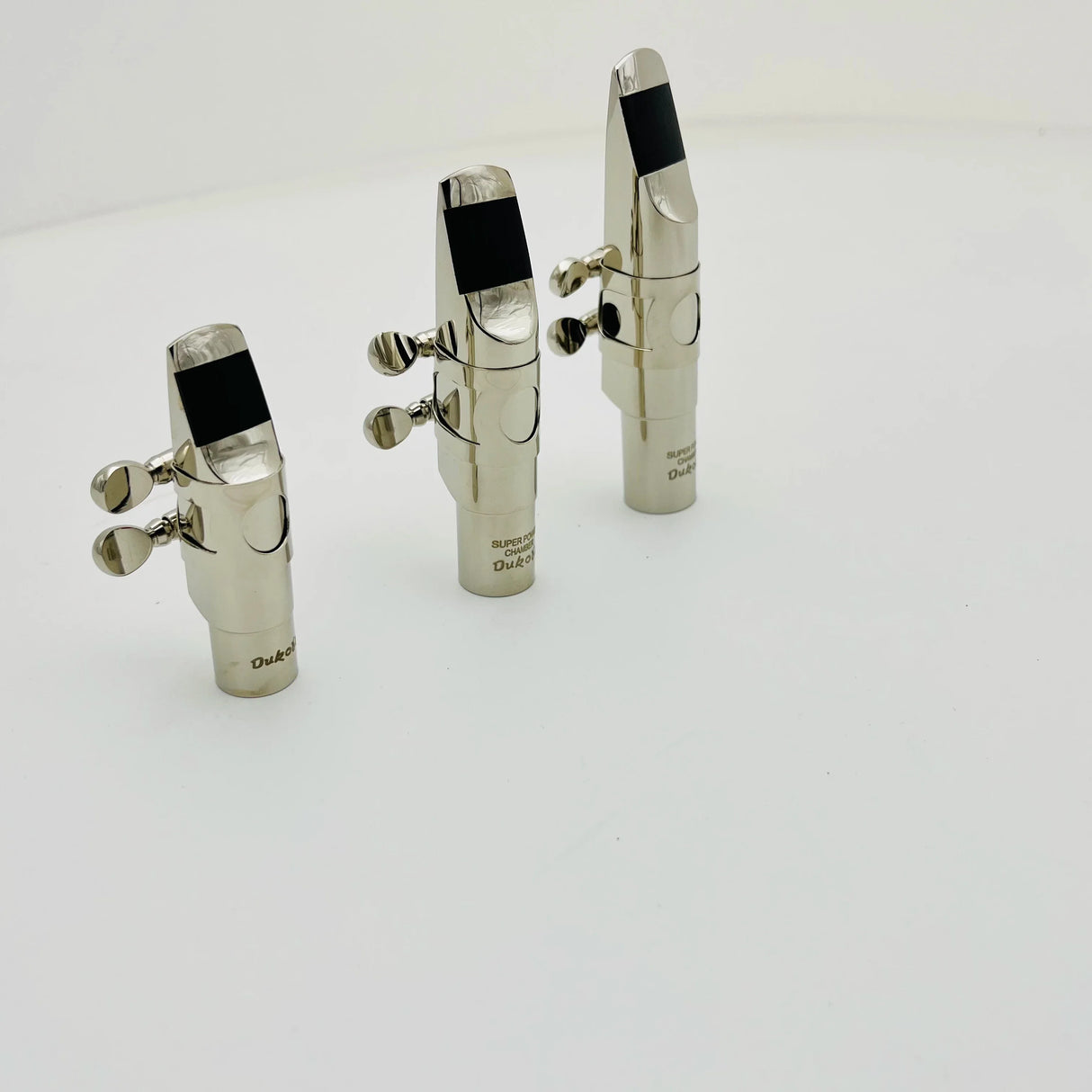 Real Pictures Dukoff Saxophone Mouthpiece Alto Soprano Tenor Size 5 6 7 8 9 Nickel Plated Sax Accessories