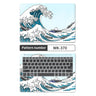 Universal Sea Wave Laptop Cover Sticker Skins Notebook Stickers 2pcs Decal 12"/13"/14"/15"/17"for Macbook /Lenovo/Asus/Hp/Acer