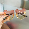 Fashion Children&#39;s Sunglasses New Baby Anti-Radiation Sun Glasses Girl Boy Cute Cartoon Bear Anti-Glare Sunglasses