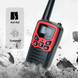 2/4/6 PCS ABBREE Walkie Talkie PMR/FRS UHF Mini Radio Up to 8 KM Range Handheld Ham Two Way Radio Communicator Transceiver