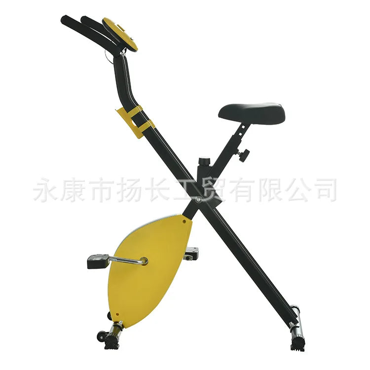 Household Magnetron Spinning On A Stationary Bike Folding  Indoor Sport Cycling Bike