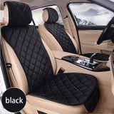 SEAMETAL Pink Car Seat Cover for Women Soft Plush Vehicle Seat Cushion Protector Chair Pad for Lady Universal for Four Seasons