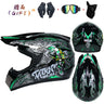 Send 3 pieces gift motorcycle helmet children off-road helmet bike downhill AM DH cross helmet capacete motocross casco