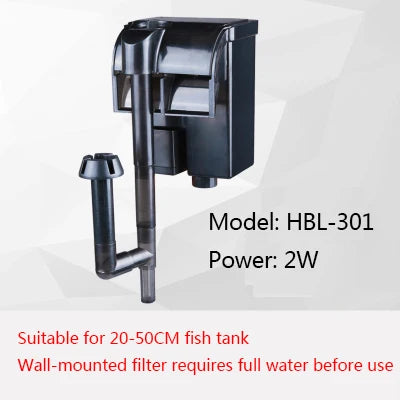 SunSun HBL Series Skimmer Hang On Up Waterfall Filter Water Pumps Hanging External Pump For 15-120L Aquarium Fish Turtle Tank