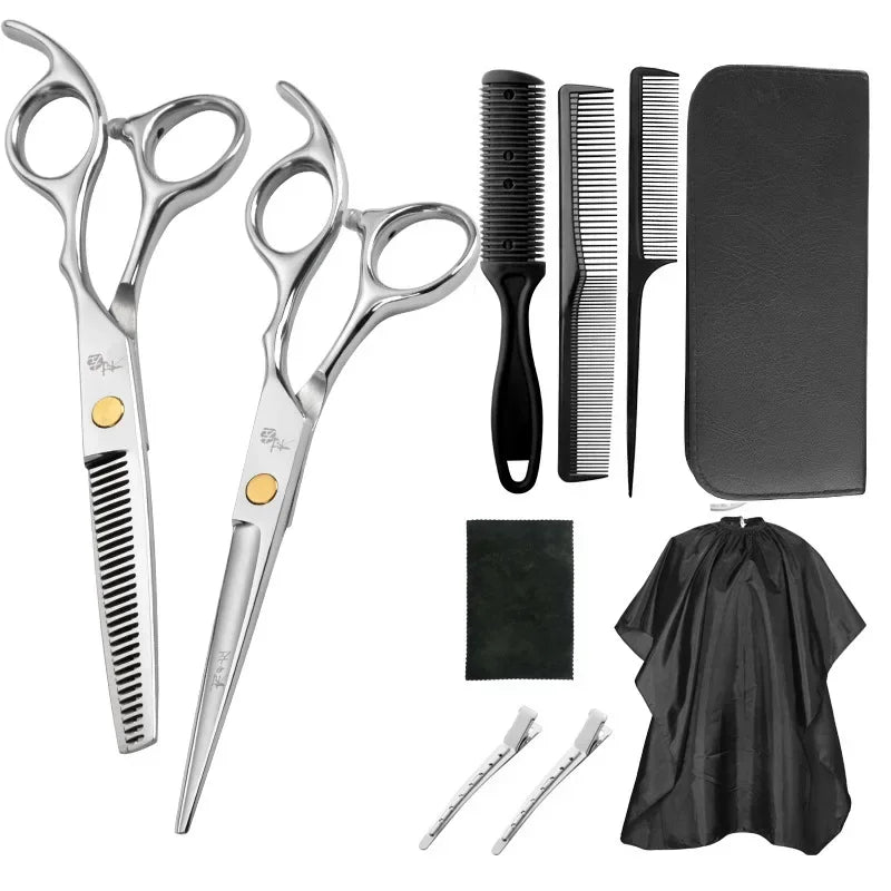 Hair Scissors Professional Hairdressing  Set Barber Thinning Shears Hair Cutting Tool Hairdresser Scissors