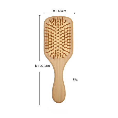 Hair brush Women Massage Bamboo Combs Anti-static High Quality Detangling Reduce Hair Loss Styling Tool Barber Accessories