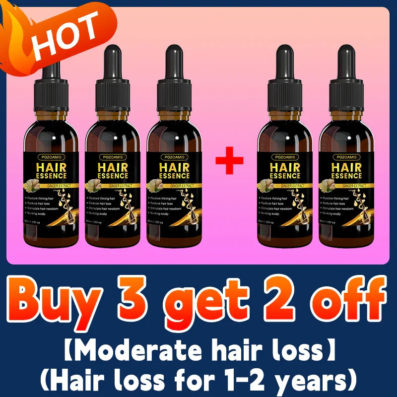 Hair growth oil,effective baldness repair, hereditary hair loss, postpartum hair loss