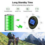 Handheld Mini GPS Navigation Keychain PG03 USB Rechargeable Location Tracker Compass For Outdoor Travel Climbing