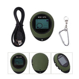 Handheld Mini GPS Navigation Keychain PG03 USB Rechargeable Location Tracker Compass For Outdoor Travel Climbing