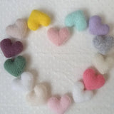 Handmade heart shape accessories for newborn photography props,fuzzy photo props