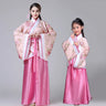 Hanfu Children 2023 Chinese Costume Kids Flower Girl Dresses Traditonal Stage Wear Women Dance Costume Adult Fairy Dress