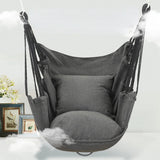 Hanging Swing Canvas Hanging Chair College Student Dormitory Hammock with Pillow Indoor Camping Swing Adult Leisure Chair