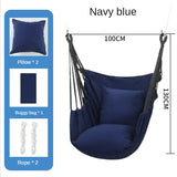 Hanging Swing Canvas Hanging Chair College Student Dormitory Hammock with Pillow Indoor Camping Swing Adult Leisure Chair