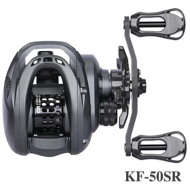 TSURINOYA Baitcasting Reel Coil Ultra Light 135g BFS 6.1g Spool Bait Finesse Dark Wolf KF50S Shallow Spool Free Shipping Gear