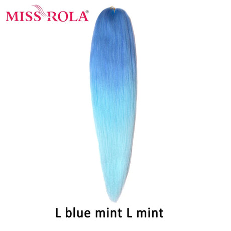 Miss Rola Synthetic 28Inch 100G 2023 New Hair Extension Yaki Straight Jumbo Braiding Hair Pre-Stretched Braid Kanekalon Hair