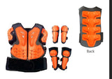 For Height 0.85-1.7M Latka Boy Girl Child Youth Body Protect Vest Armor Kids Motocross Chest Spine Protection Gear Knee guard