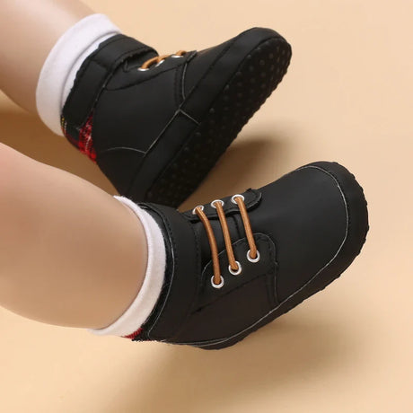 Newborn Baby Shoes Boy Girl Classical Sport Soft Sole PU Leather Multi-Color First Walker Crib Moccasins Casual Sneakers Shoes