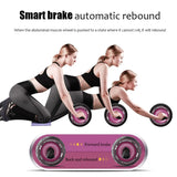 Abdominal Trainer Silent Plate Trainer Abdominal Workout Healthy Abdominal Roller Automatic Rebound Abdominal Training