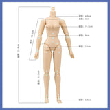 OB24 Blyth Dolls Body for ICY Moveable joints Blyth Boy Girl doll Body 19 joint azone s pure neemo 1/6 BJD ob24 anime girl