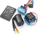 RC Motor 3650 3100KV / 3900KV / 4300KV / 5200KV Brushless Motor & 45A 60A 80A 120A ESC Combo Set for 1:10 RC Car RC Boat Part