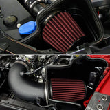 Neck 4" 100mm Universal Car High Flow Cold Air Intake Air Filter Power Intake Air Inlet System Mushroom Head Air Cleaner Red