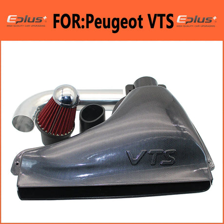 Auto Parts Car High Flow Air Inlet Systems Intake  Box Air Filter FOR Peugeot 106 206 306 VTS False Carbon Fiber Style