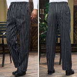 Hotel Cook Waiter Pants Cookchef Work Clothes Restaurant Chef Elastic Trousers Work Clothes Men Zebra Pants Uniform Wholesale