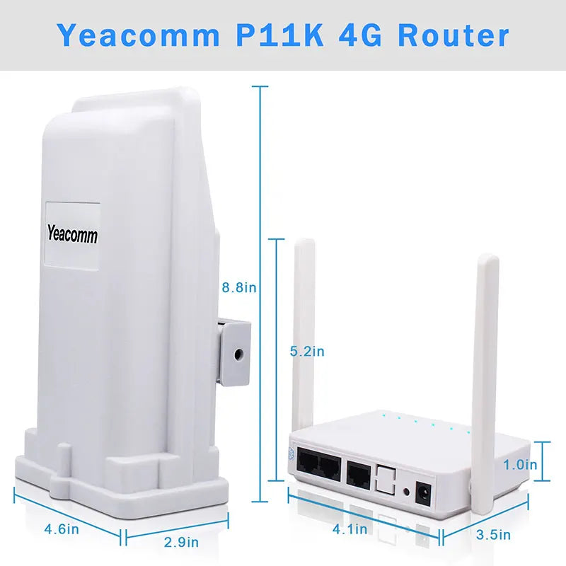 Support POE Yeacomm YF-P11 Outdoor 4G CPE Router Access Point Bridge LTE 150M Wth 8dbi Built-in Antenna